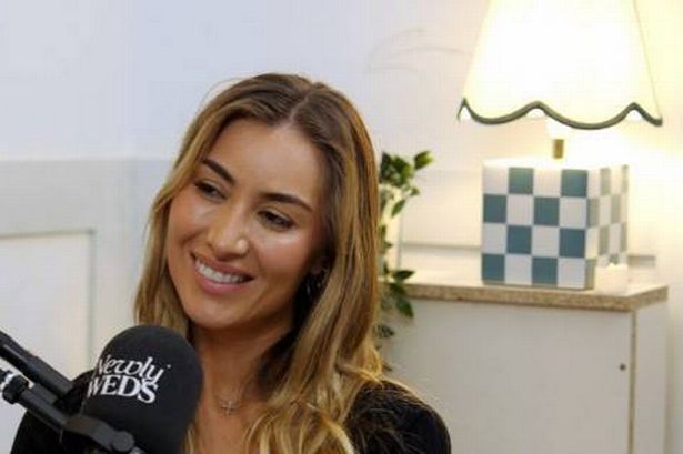 Sophie Habboo’s checkerboard lamp from her Nearly Parents podcast is now on sale