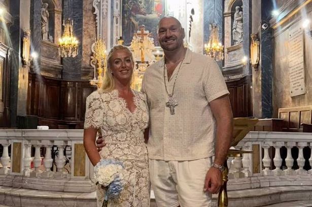 Tyson and Paris Fury marry for third time in emotional ceremony in France alongside their seven children