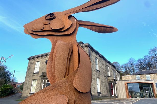 Sir Hare is back! Rawtenstall residents rally to get 3.6m sculpture home