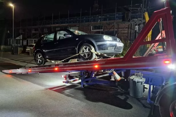 Car seized as police crackdown on Leyland estate after public concerns