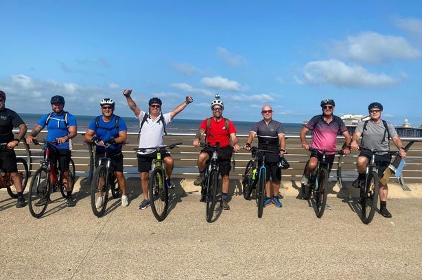 Beginner cyclists tackle charity bike ride for Roughlee mum