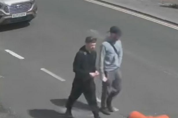 Police CCTV appeal after men assaulted and threatened with knife near school