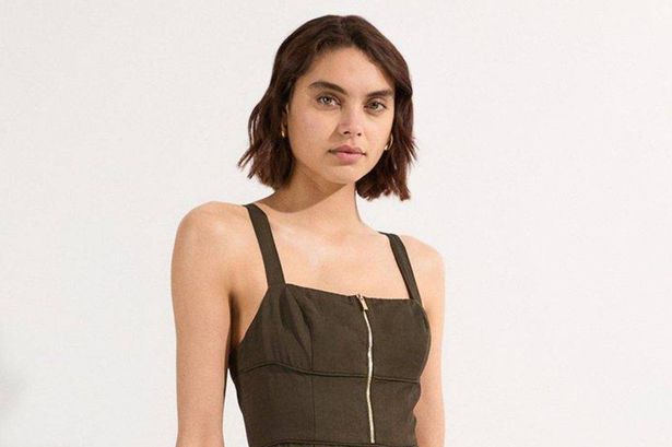 Autumn-ready linen dress with pockets plummets to half-price in end-of-summer sale