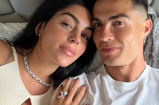 Cristiano Ronaldo’s huge engagement ring for fiancée Georgina Rodriguez stuns fans