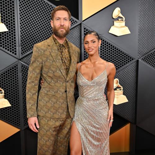 Calvin Harris and Vick Hope welcome first baby
