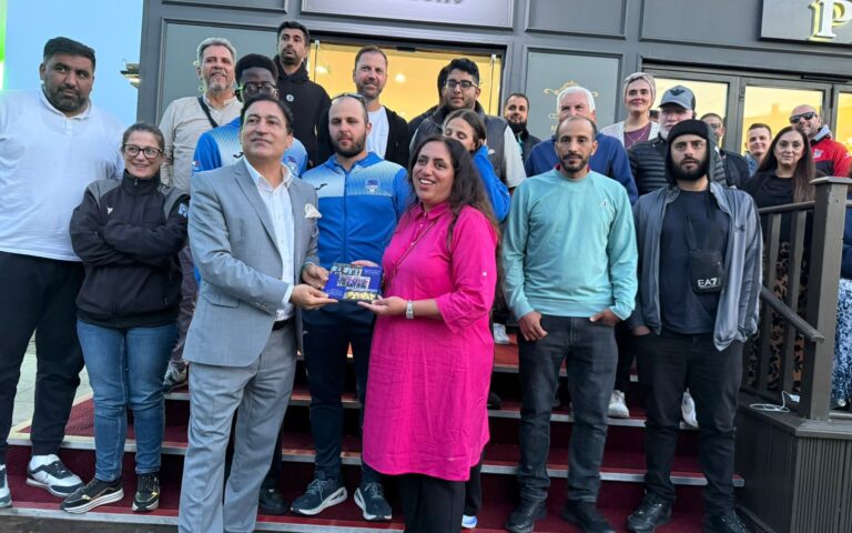 Blackburn blind baseball players compete in tri-nations trophy