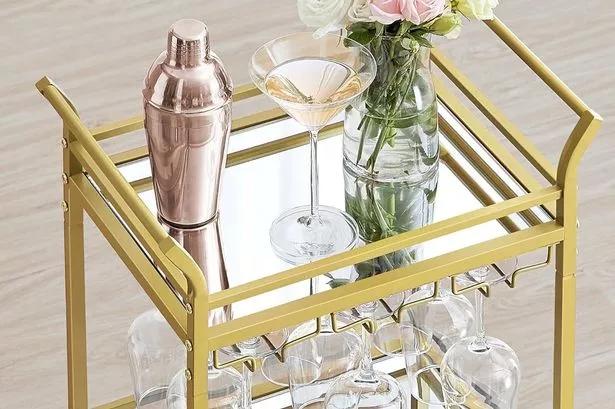 Shoppers are snapping up drinks trolley that ‘looks fab in the living room’ for under £30