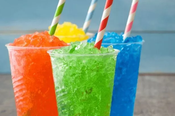 Warning over dangers of slushie drinks as hot weather hits