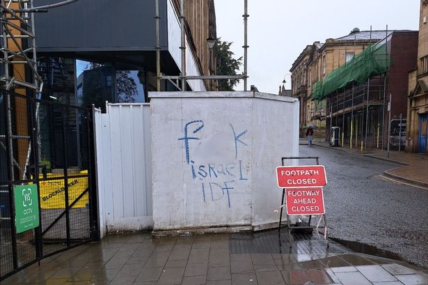 Hate crime investigation after anti-Israel graffiti found in town centre