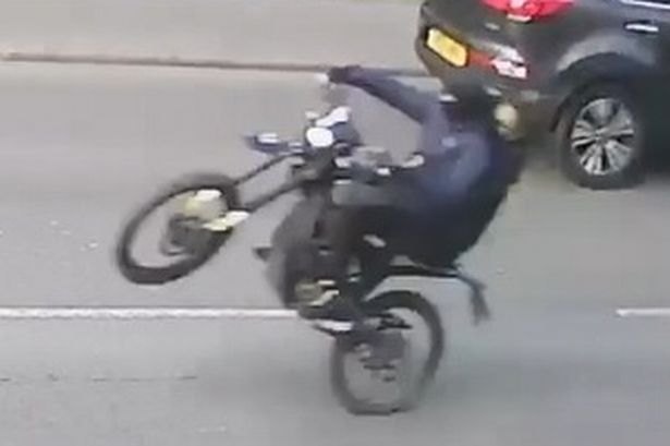 Shocking footage of e-bike rider moments before crash which killed grandad