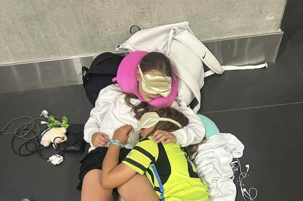 TUI passengers ‘abandoned’ at airport with kids sleeping on floor after 24-hour delay