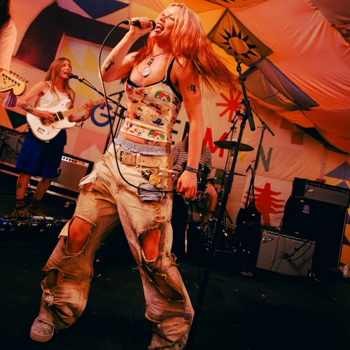 Wet Leg delights fans with surprise set and headline show at Green Man