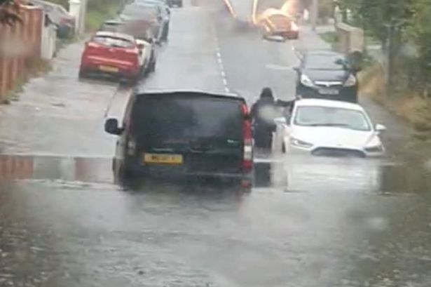10 red flood warnings issued across Lancashire with homes and cars underwater