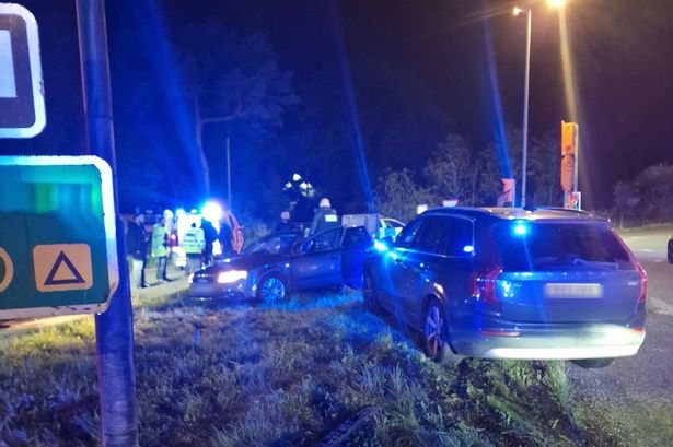 Driver hits 160mph in M55 police chase before roundabout smash