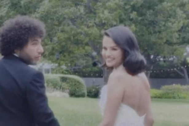 Selena Gomez shares look at stunning wedding dress as she marries Benny Blanco