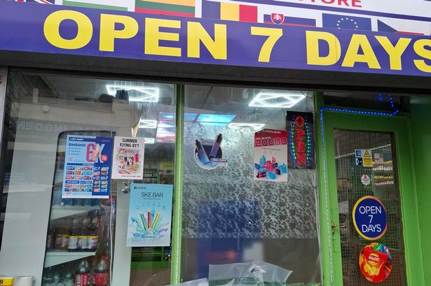 In a hidden compartment behind the shop counter was a secret that has seen it fined