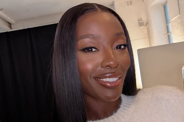 Lancashire’s AJ Odudu has ITV viewers desperate to know where to buy cream high street knit