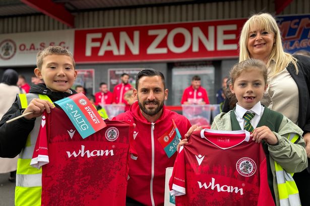 Accrington Stanley marks 10,000 shirt milestone with giveaway to 41 schools