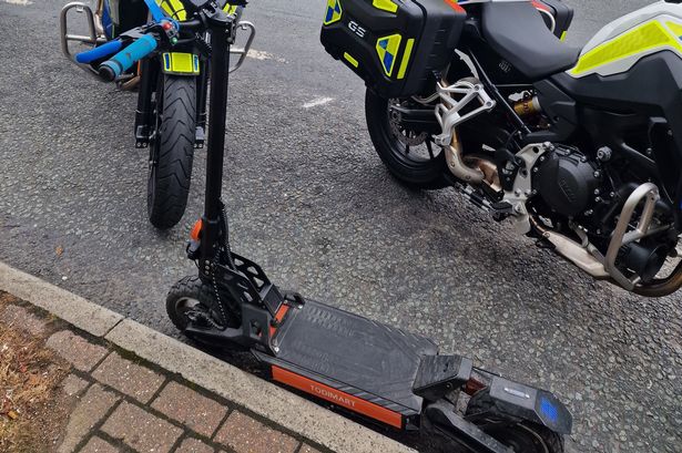 Police seize adapted e-scooter capable of 90mph in crackdown on illegal riders