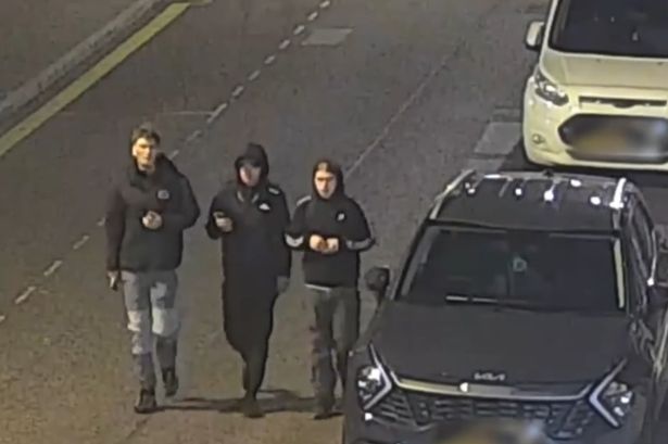 CCTV footage of three men police want to speak to after robbery in Blackpool