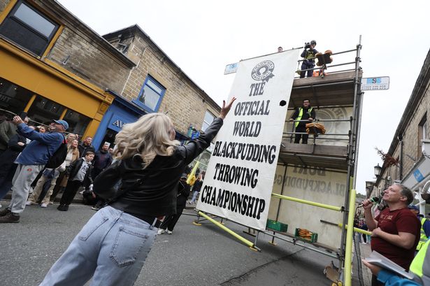 World Black Pudding Throwing Championships tradition lives on as punters take aim