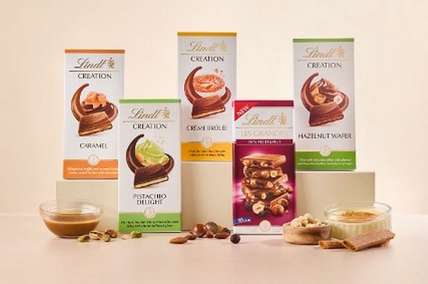 Lindt launches new flavours, including fruit and nut and caramel