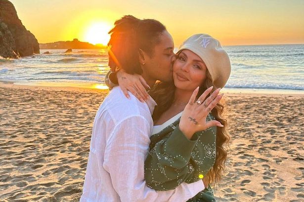 Jesy Nelson engaged four months after welcoming twins as she reveals gorgeous ring
