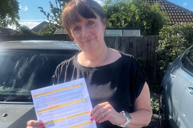 Mum fined £100 after parking car two inches over white line