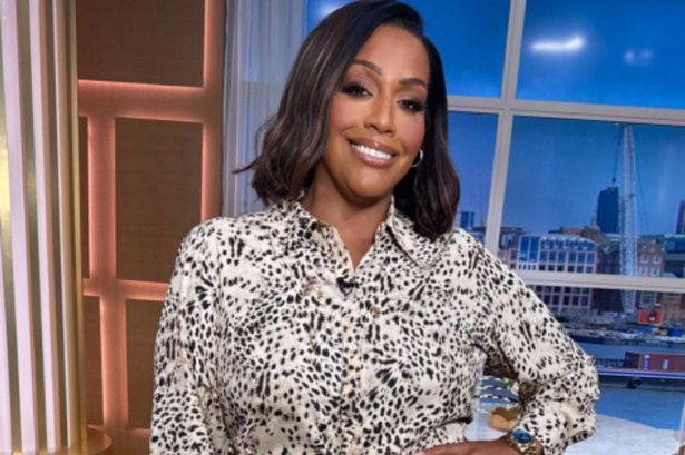 Shop Alison Hammond’s exact brown leather midi skirt from This Morning appearance