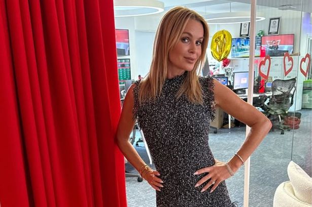 Copy Amanda Holden’s sculpted look with her exact ‘super flattering’ Karen Millen midi dress