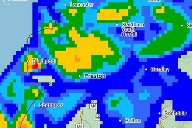 Thunderstorm warning LIVE Lancashire weather and traffic updates as heavy rain sweeps in