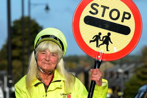 ‘I’ve loved every minute’: Longridge lollipop lady Irene Reid, 85, retires after 56 years of helping children