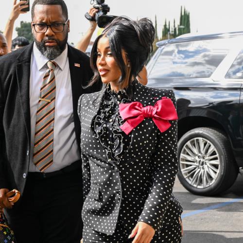 Cardi B throws pen at reporter over ‘disrespectful’ question after being cleared of assault