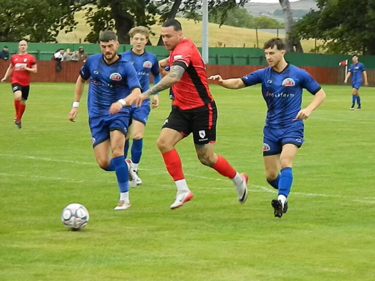 Colne 2-0 Garstang: Storey makes sure it is a happy ending for Reds