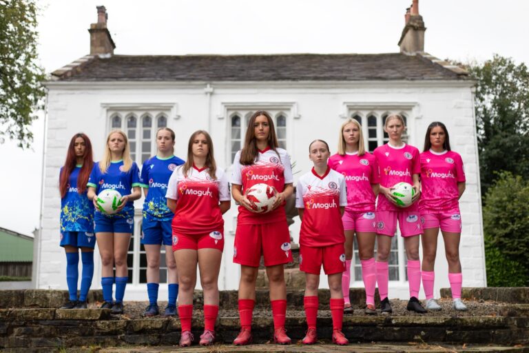 Accrington Stanley Women show off kits for the new season