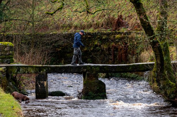 ‘Magical’ Lancashire river next to ruined manor house crossed by 1,000 year old bridge