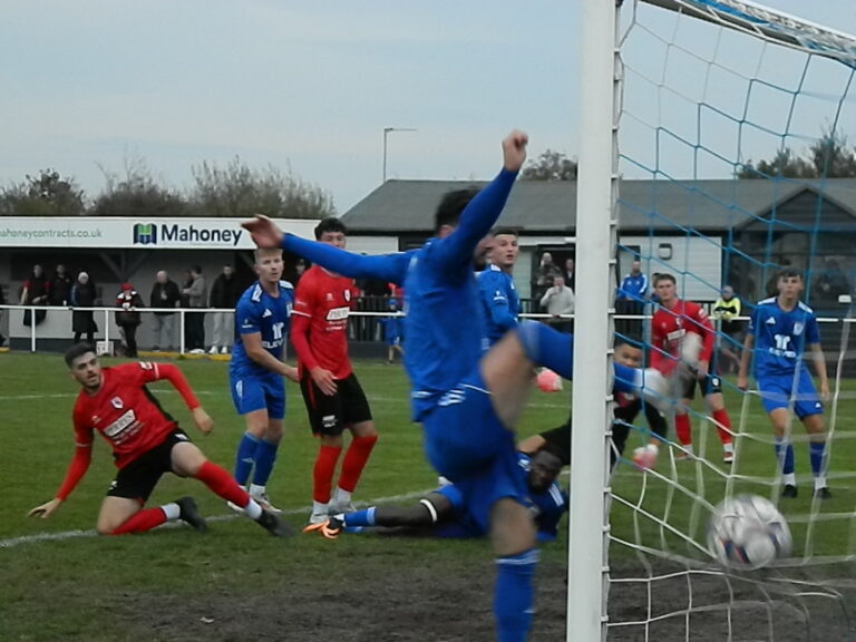 Squires Gate 2-4 Colne: Four-some Reds march on in Macron Cup