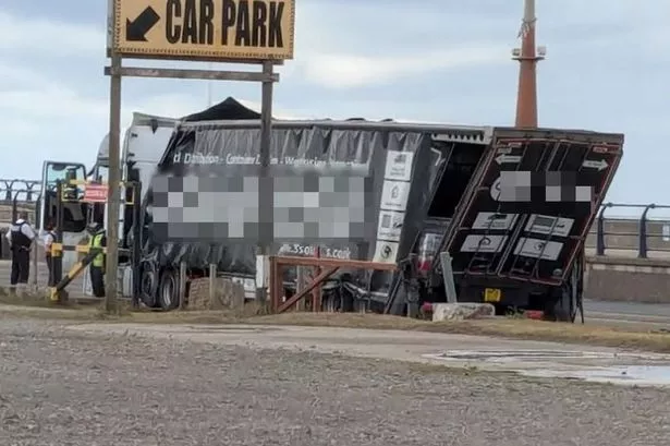 Further blow for Southport Pier as lorry crashes five days after blaze