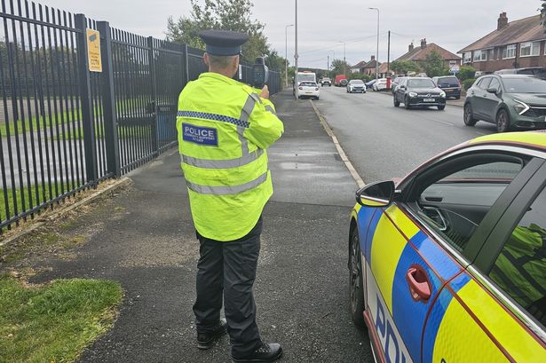 Speeding drivers caught out by police on 20mph road outside primary school