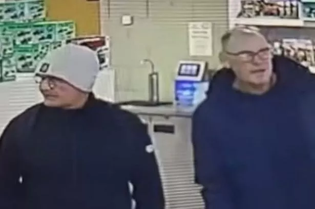 Police in Lancaster want to speak to these two people about a theft