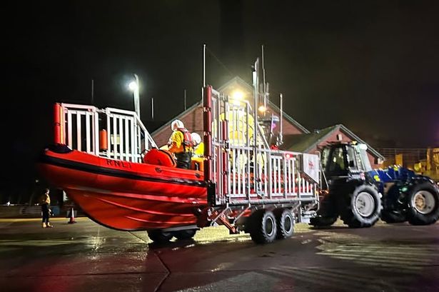 RNLI called out after a 28 foot fishing vessel broke down off Blackpool coast