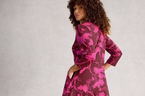 White Stuff’s ‘comfortable and stylish’ midi dress with 18k 5-star reviews comes in a new autumn print
