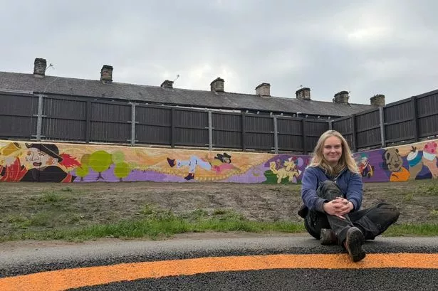 Pump track mural unveiled in Great Harwood shows ‘pride and history’