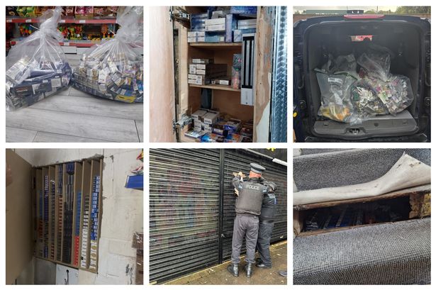 22 shops raided and illegal £200k haul seized as arrests and closure orders made