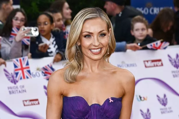 Amy Dowden’s Pride of Britain sparkly heels are £42 on the high street