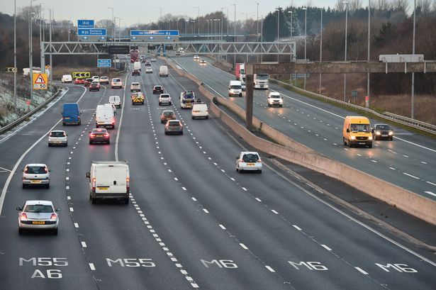 ‘High-speed’ driver on M6 suffers serious injuries after crashing into barrier