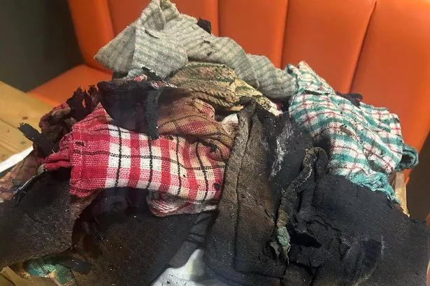 Mum’s warning after towels burst into flames in middle of night