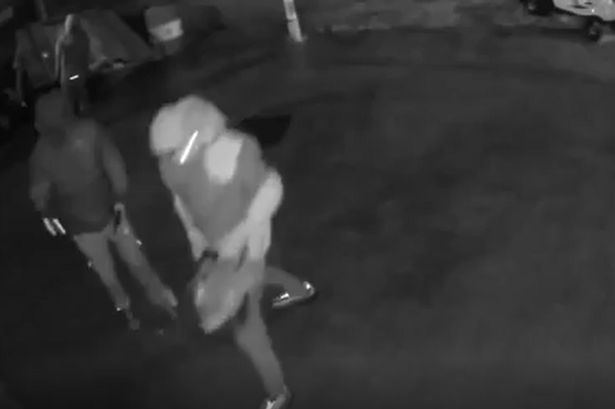 CCTV shows moment masked gang target business in £15,000 raid