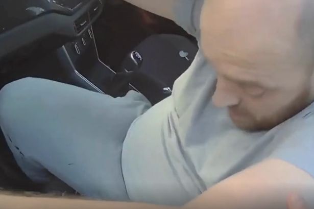 Moment £300k prison drone drug smuggling operation brought down on M6 in Lancashire