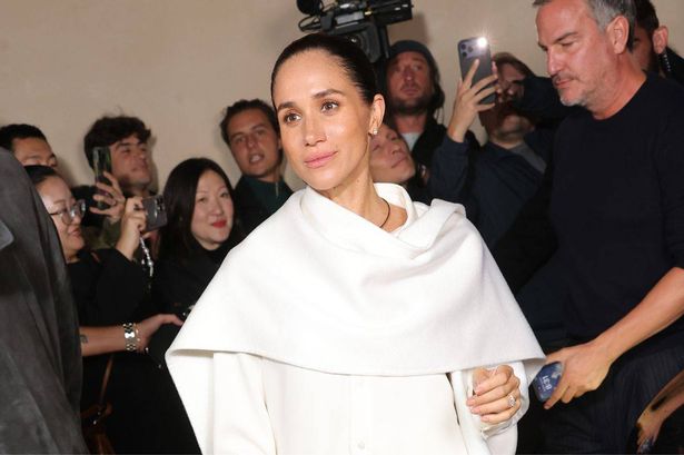 High street cape coat is perfect for recreating Meghan Markle’s ‘Traitors-inspired’ ensemble